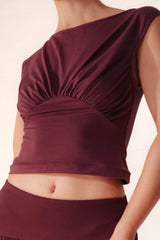 Georgia Top - Burgundy