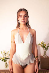 Ebony Corset - Ivory