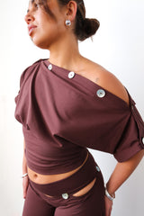 Ruby Top - Chocolate