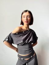 Ruby Top - Charcoal