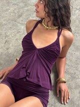 Scarlett Top - Grape