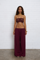 Scarlett Pant - Wine