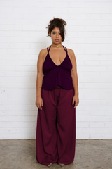 Scarlett Pant - Wine