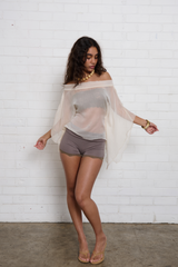 Mary Jane Top - Pearl