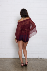 Mary Jane Top - Wine