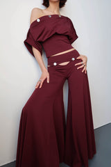 Ruby Pant - Wine