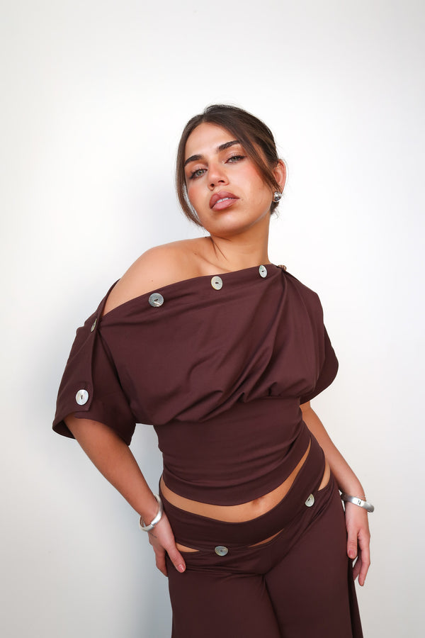 Ruby Top - Chocolate