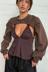 Celeste Bolero - Chocolate