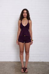 Scarlett Top - Grape