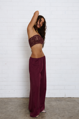 Scarlett Pant - Wine